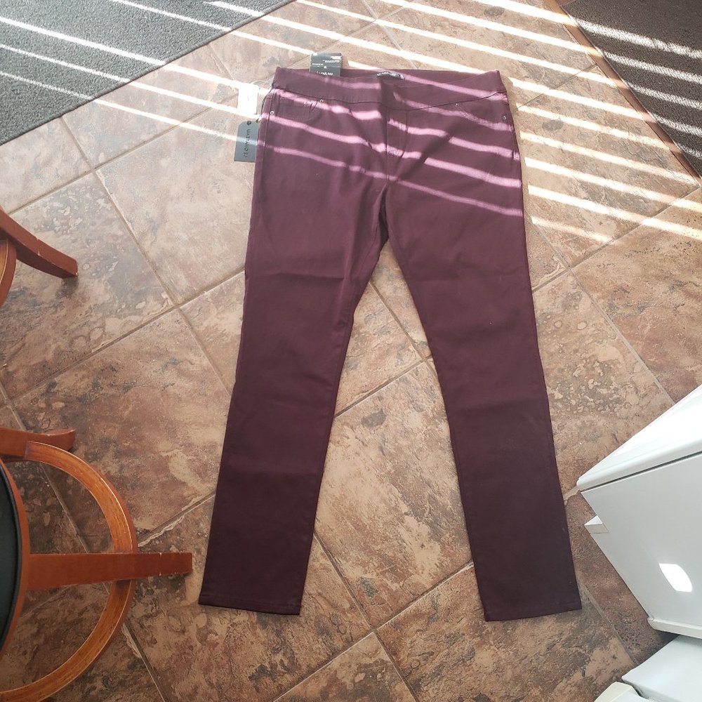 🦋Tags on🦋 Le Chateau Plum Purple Stretchy Skinny Jeans